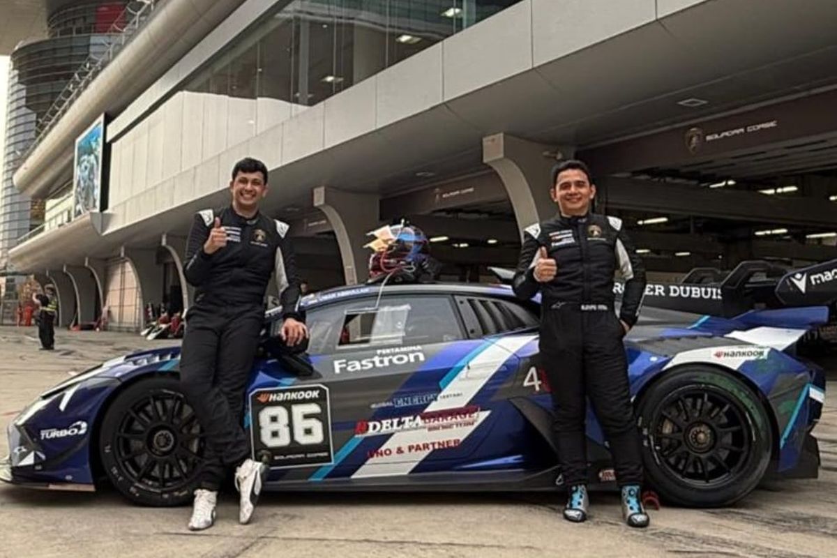 Pebalap Indonesia Cetak Sejarah: Podium Lamborghini Super Trofeo Asia 2025