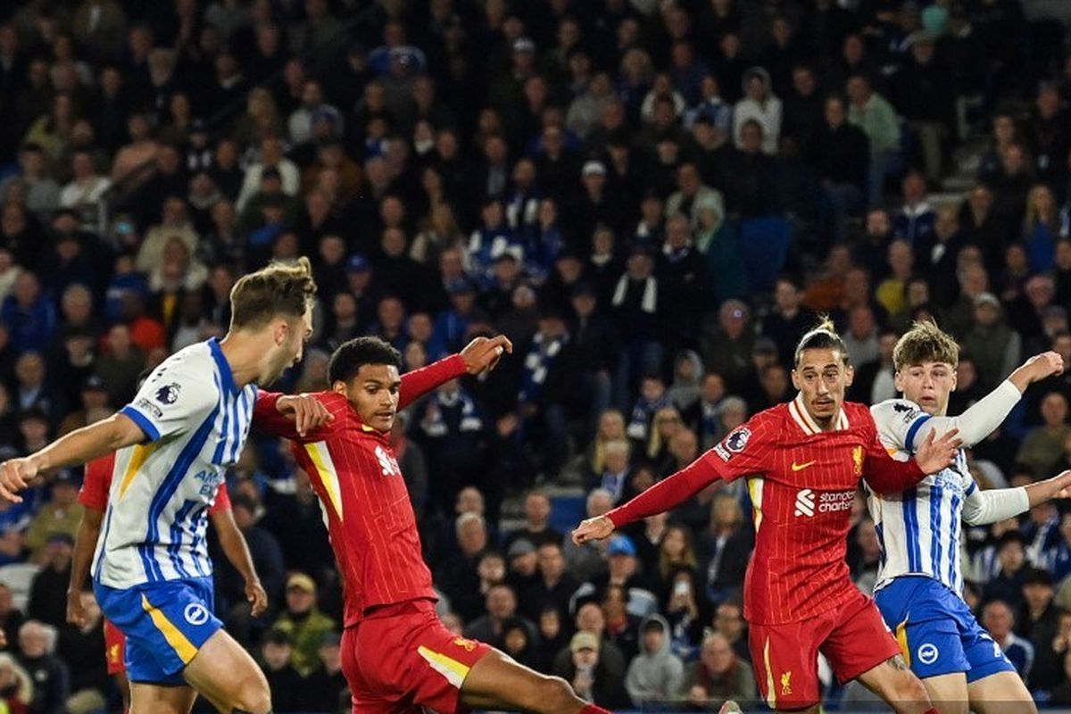 Reaksi Mengejutkan Arne Slot: Brighton Hancurkan Liverpool 3-2