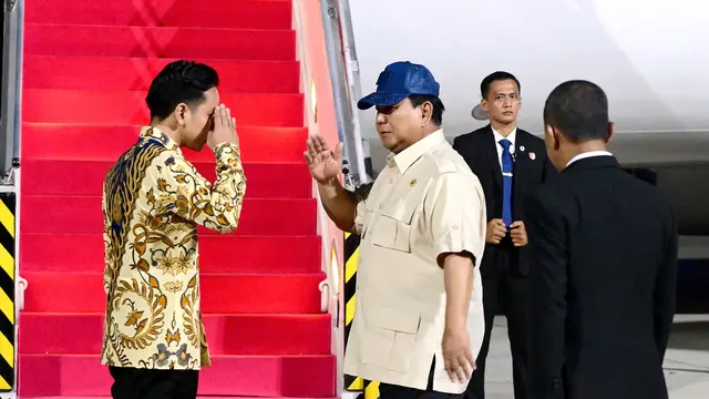 Gibran Rakabuming Raka: Momen Perpisahan Prabowo Menuju Singapura