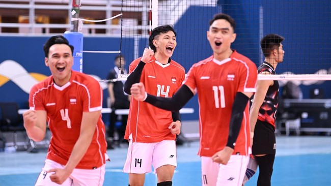 Timnas Voli Putra Indonesia Pecahkan Rekor di AVC Nations Cup